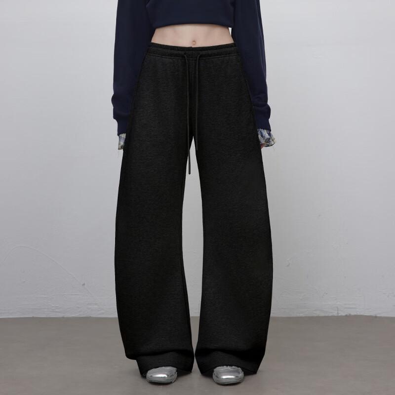 

UNIFREE Plus Size American Casual Fleece-Lined Winter Pants L