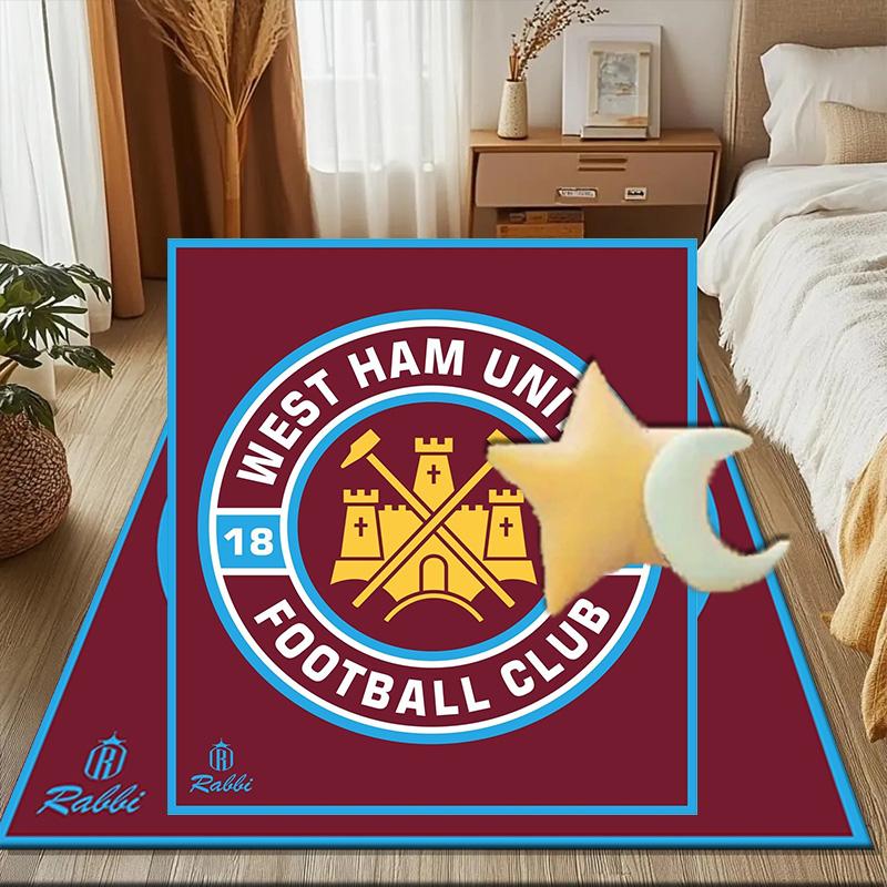 hammer Football Printed Office Carpet Chair Cushion  Entryway Rug, Rugs for Living Room, Bedroom Christmas gifts