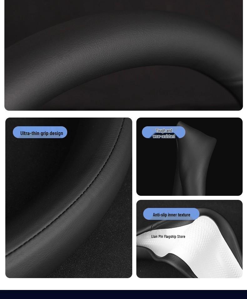 Vlastní potah volantu z pravé kůže pro modely Leapmotor B10/2026 v barvě Star Heng Purple