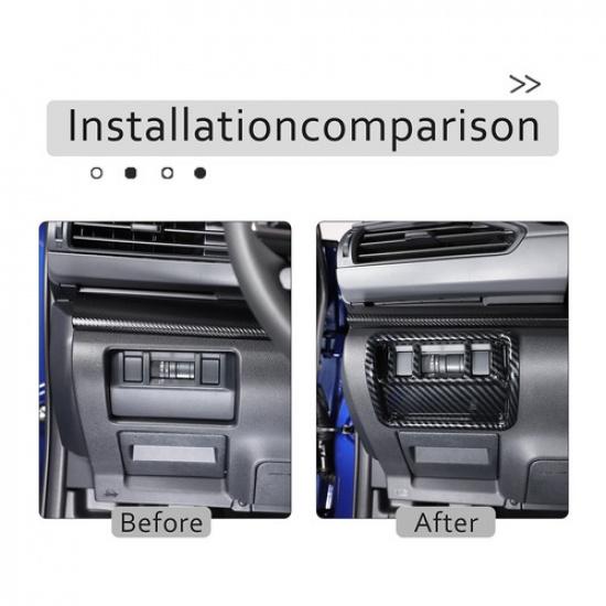 Interior Head Light Switch Button Cover Trim For for Subaru Crosstrek 23-24