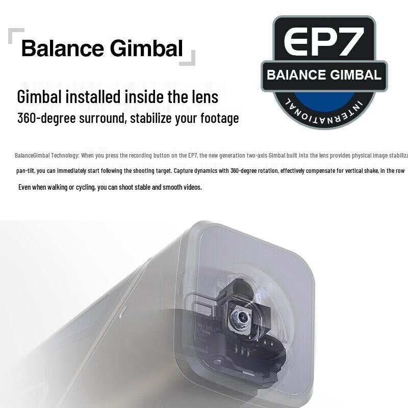 ORDRO EP7 4K Head-Mounted Sports Camera (CN Version)