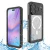 REDPEPPER FS/FM Series For iPhone 17 Pro Clear Case Compatible with MagSafe PC TPU PET IP68 Waterproof Phone Cover