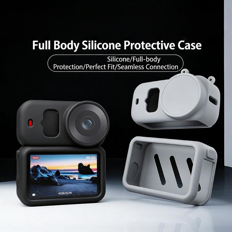 Soft Silicone Protective Cover For Selected Camera Shockproof And Scratch Resistant Design With Precise Cutout