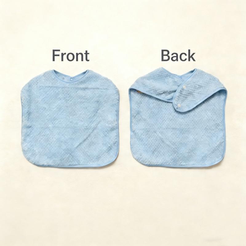 2pcs Baby Saliva Towel Waterproof Infant Bibs Kids Feeding Eating Apron Boys Girls Ruffle Towel Toddler Newborn Burp Cloths