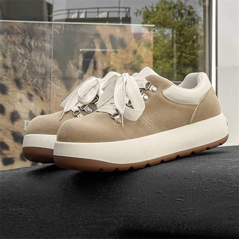 Round Tip Non-slip Sole Man's Damske Tenisky Low Ankle Boots Shoes High Cut Sneakers Sports Tens Models Loafersy Cuddly