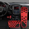 Aluminum Alloy Pedal Cover for Dodge Challenger 2008-2023 for Charger 2011-2023 for Chrysler 300 300C 2009-2019 No Drilling Aluminum Brake and
