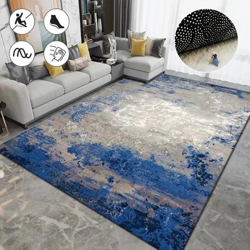 New Printed Pattern Carpet Living Room Sofa Decoration Mats Home Bedroom Kitchen Entrance Rugs Bathroom Balcony Anti Slip Pad