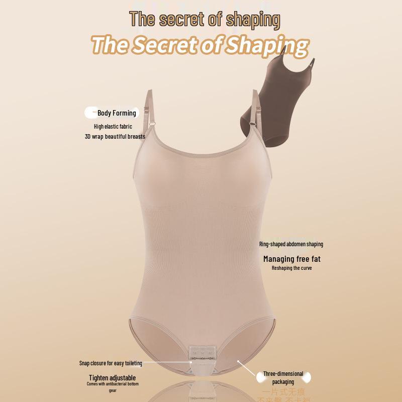 Women's Cross-Border Body Shaper: Abdomen Control, Open Crotch, Butt Lift, Camisole Corset
