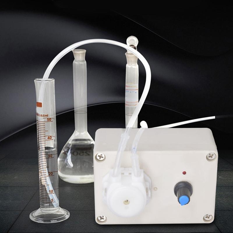 Dosing Pump Industrial Peristaltic Liquid Pump Adjustable Flowing Dosing Pump US Plug 110‑240V Pump Peristaltic Liquid Pump