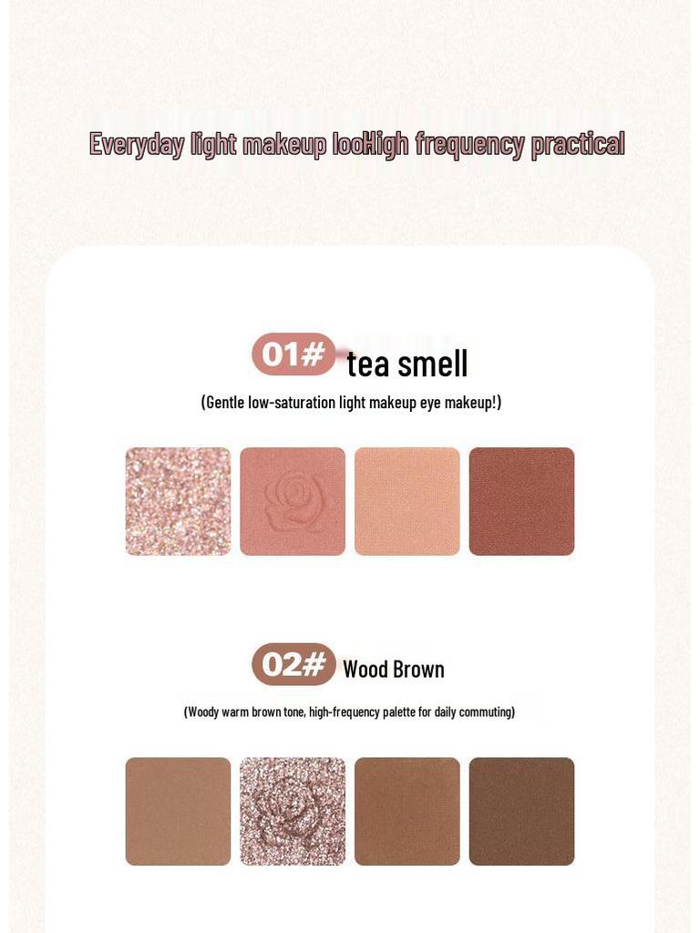 WODWOD Velvet Soft Eyeshadow Palette: Matte, Shimmer, Glitter, Long-Lasting, No-Fall Formula.