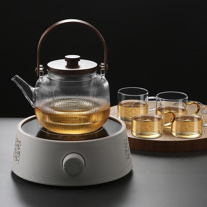 Shangqi Transparent Glass Teapot with Dual-Use Inner Pot