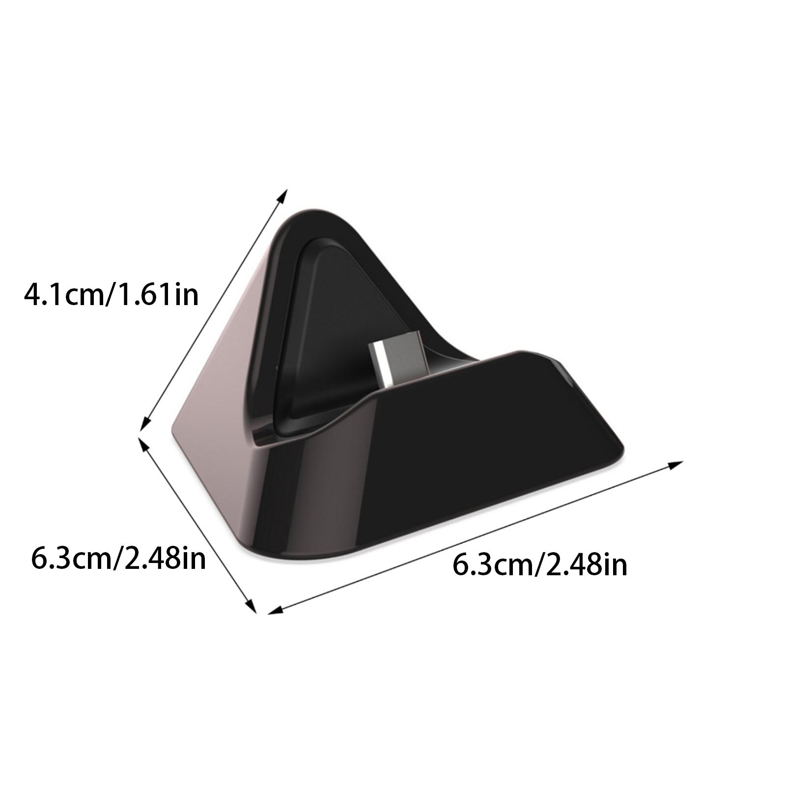 Portable Chargers Dock Secure Triangular Shape Rapid Charging ABS Build Gaming Gear Essential 1
