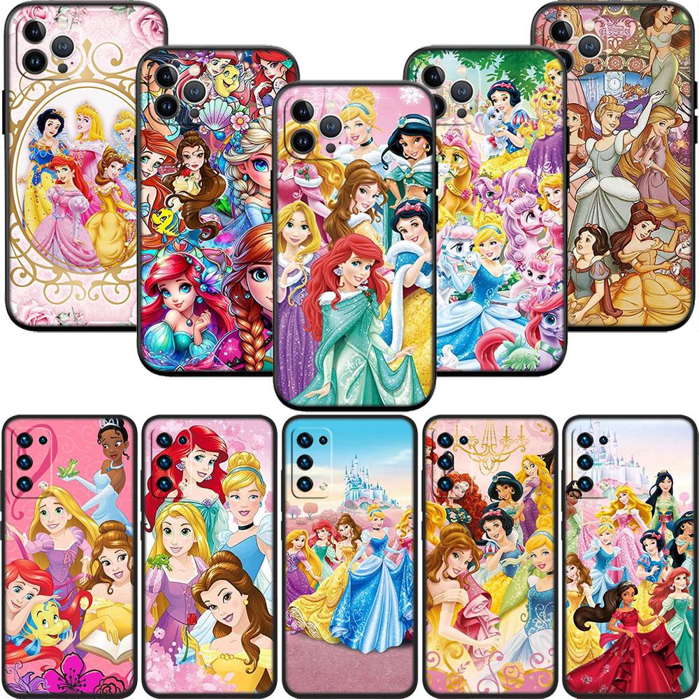 CJ42 Disney Princess Phone Case for Samsung Galaxy M06 M15 M16 M35 M55 M56 A36 A42 A50 A50S A51 A52 A32 A33 A05 A05S A06 A16 A20