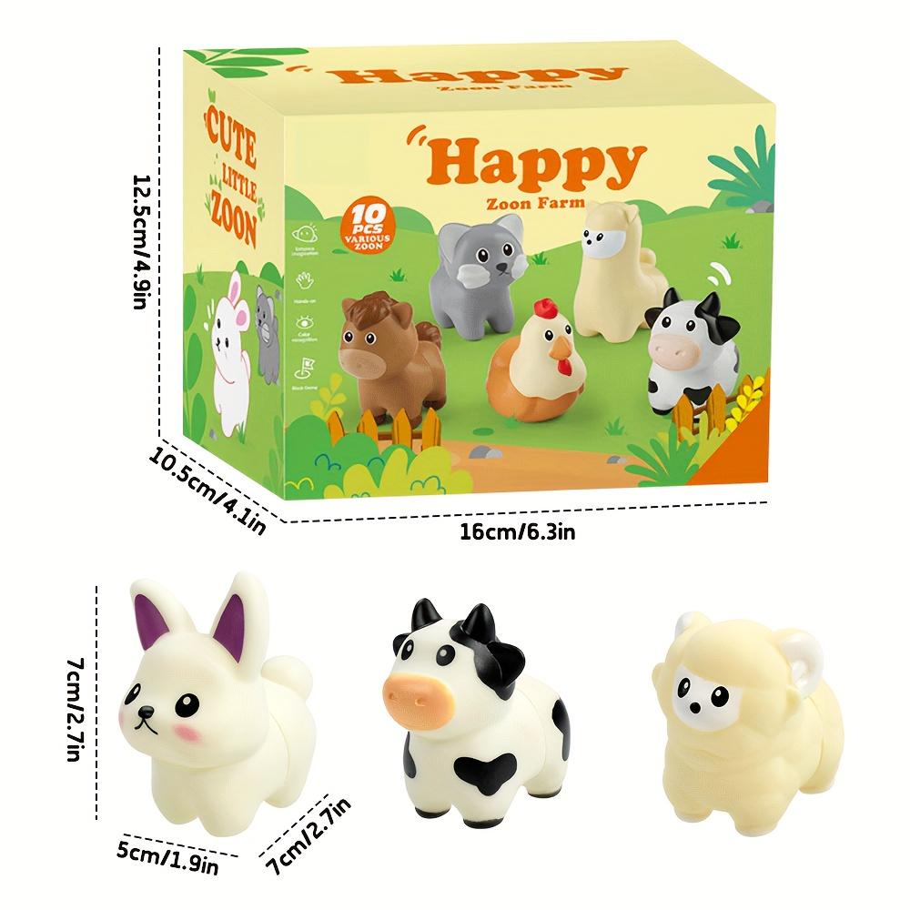 Farm Animal Matching Toy Learning Soft Toys Animals Matching Youngsters Aged 3 Animal Cognition Fine Motor Skills Toy