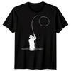 Fishing Fly Fishing Unisexs TShirt Angler Outdoor Hobby Tee