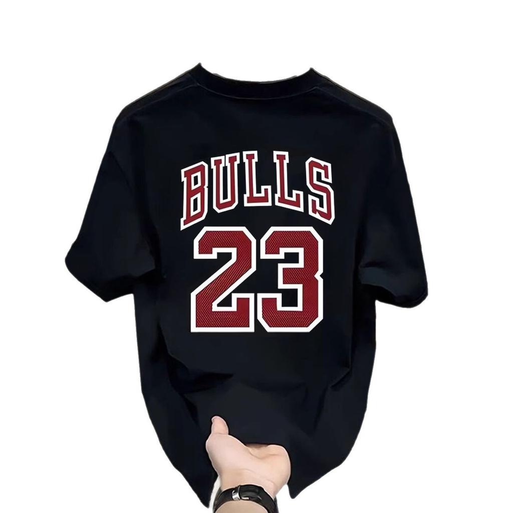 Heavy Short-Sleeved 100% Pure Cotton T-Shirt Men'S Loose And Versatile Casual Half-Sleeved Couple'S Clothes T-Shirt
