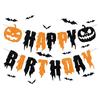 Halloween Letter Pumpkin Flag Decoration Banner Arrangement