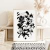 Abstract Poster Black and White