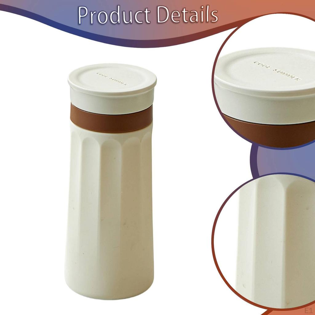 Water Bottle for Travel Leak Silicone with Portable Lid Suitable Office Camping Beach Hiking