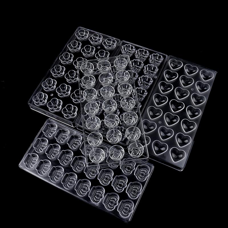 3D čokoládové tyčinky Formičky Plastová forma Květiny Pečení Pečivo Nástroje