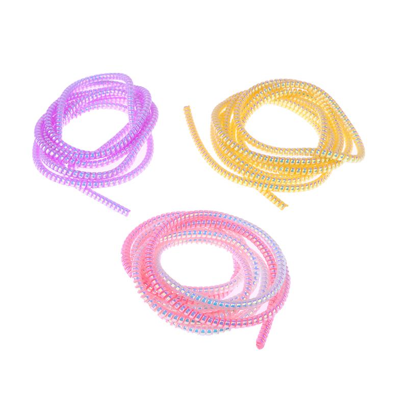 1.6M Color Cable Intertwine Rope Spiral Cable Protector Universal Charging Cable Cover Sleeve Saver Anti-Fracture Management