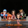 Anime Figure One Piece Monkey Luffy Roronoa Zoro Kawaii Toys Figural Nendoroid Car Decoration Model Gift D Q PVC Kid Friendly Entertaining Fun Play