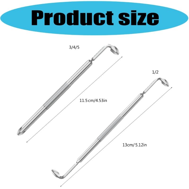Nonslip Grip L Shape Double Ended Screwdriver High Strength Alloy Steel Ergonomic Handle For Tight Space Precise Work