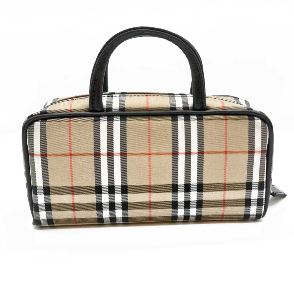 Used BURBERRY Nova CheckPouch canvas Women