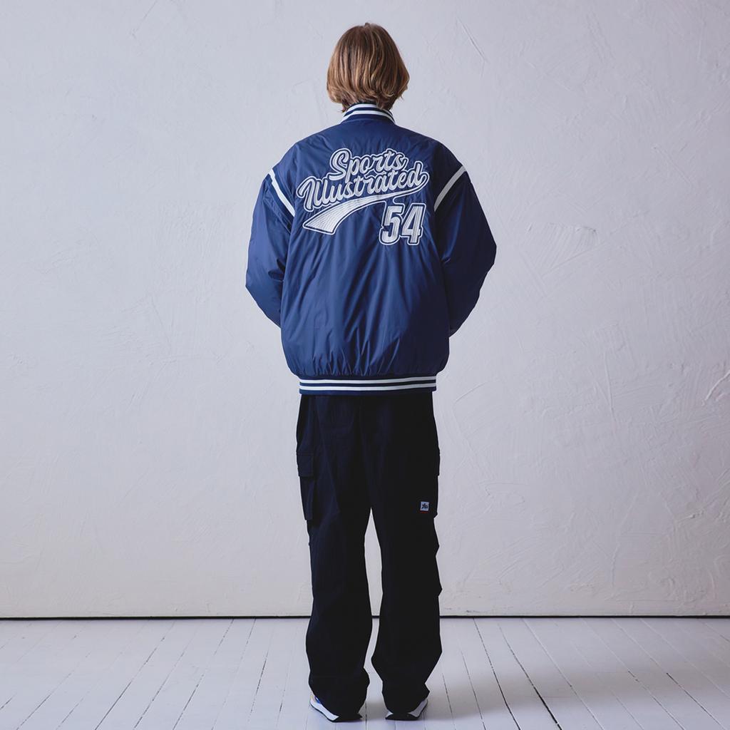 Sports Illustrated Basketball Varsity Jacket (Dark Navy)