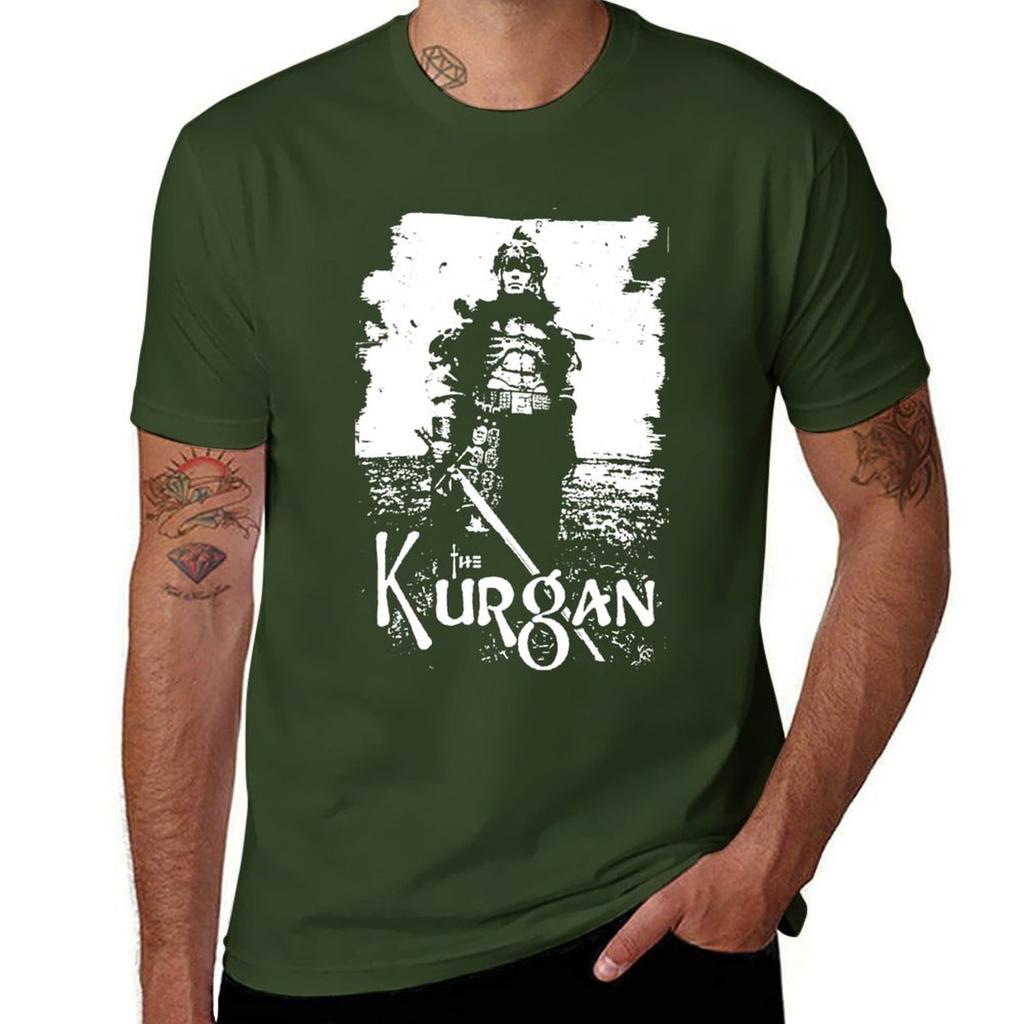 The Kurgan from Highlander T-Shirt Aesthetic Clothing Plain Tees Mens Clothing
