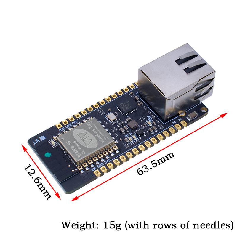ETH01-EVO Enlightenment Display ESP32-C3 Module WIFI Bluetooth Ethernet 3 In 1 Internet of Things Gateway Updated WT32-ETH01