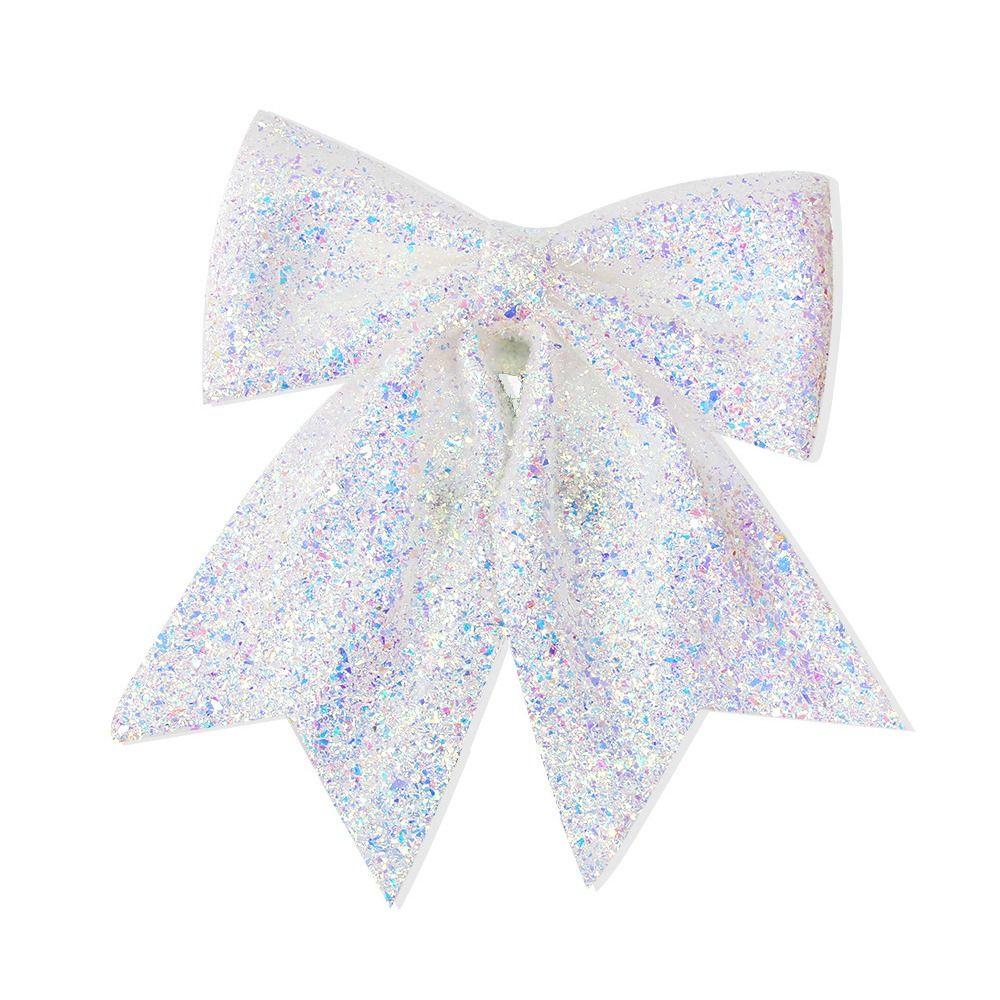 DIY Colorful Bow Ornaments Pearl Cotton Christmas Tree Ornament Happy New Year Decoration