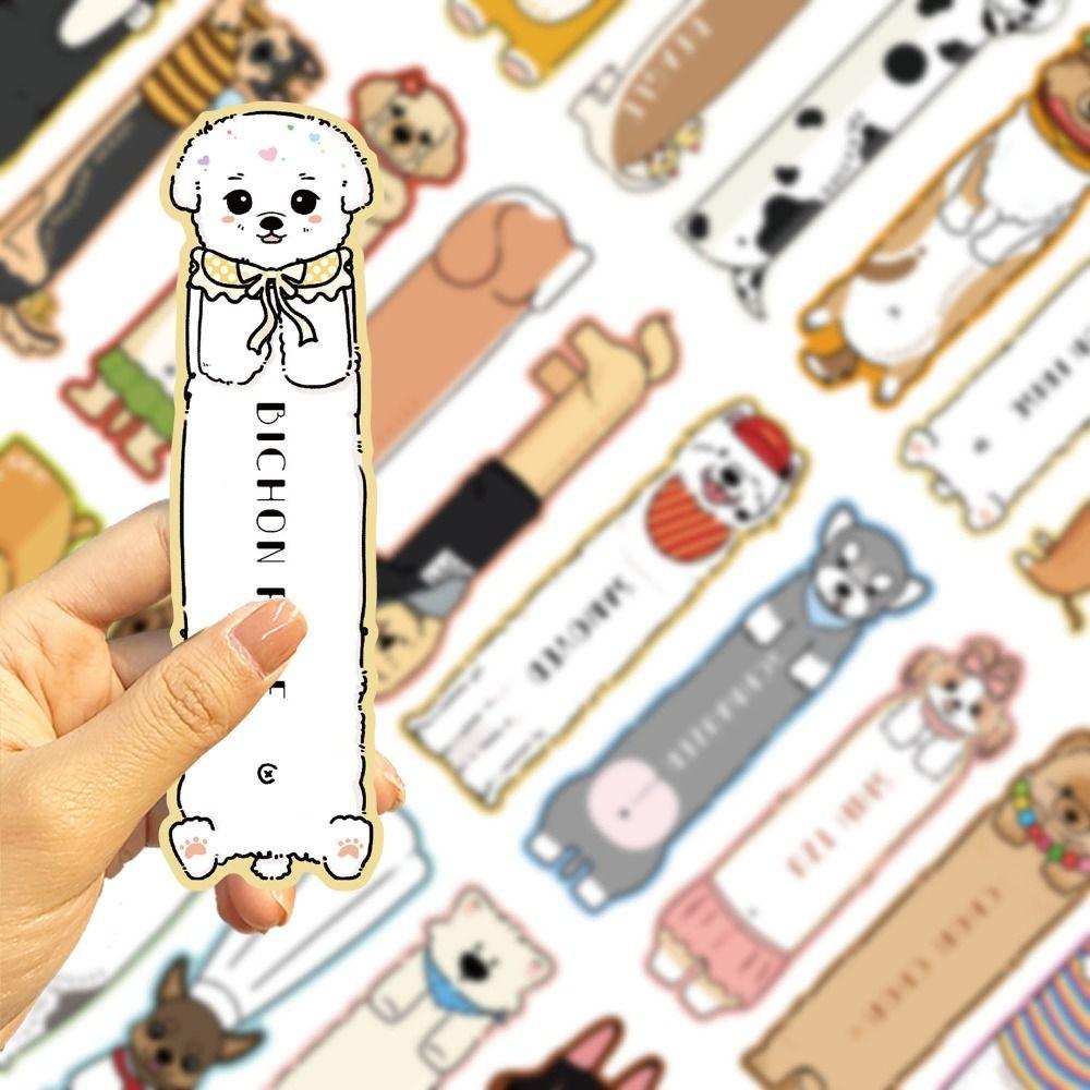 30PCS Cartoon Bookmark Puppy Theme Reading Pages Book Tags Reading Book Clip  School Supplies