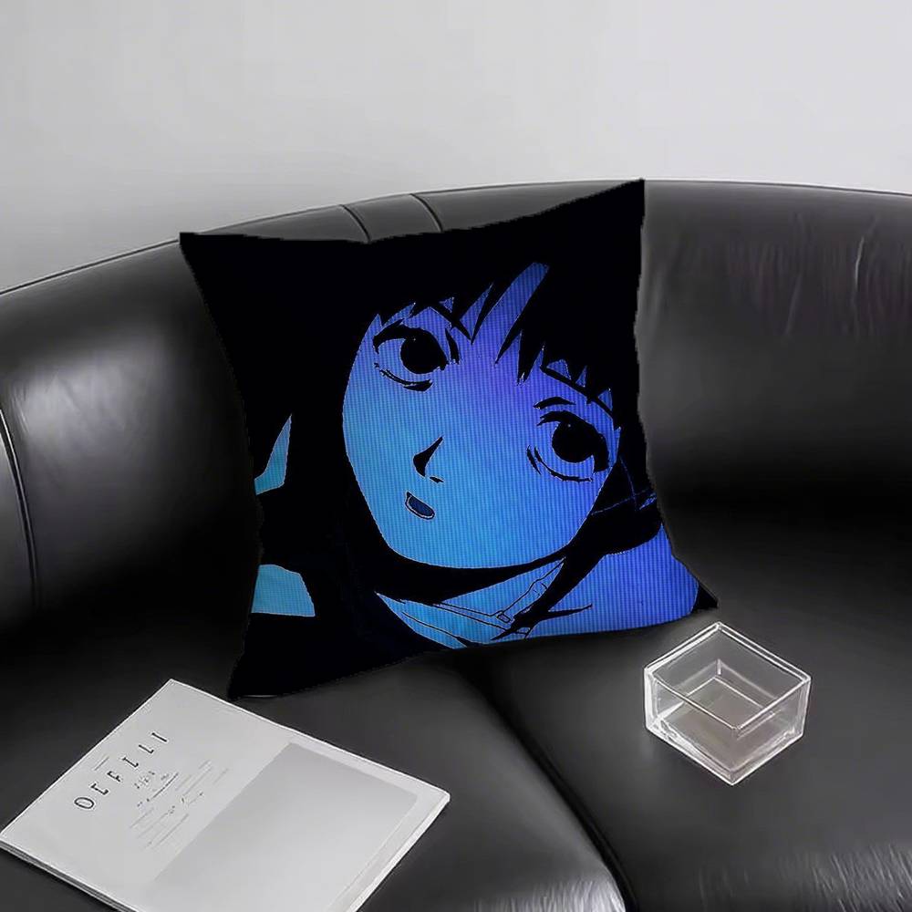 Serial Experiments Lain Kissenbezug Quadratisch Schlafzimmer Sofa Freizeit Komfort Kissen Auto Wohnzimmer Heimdekoration