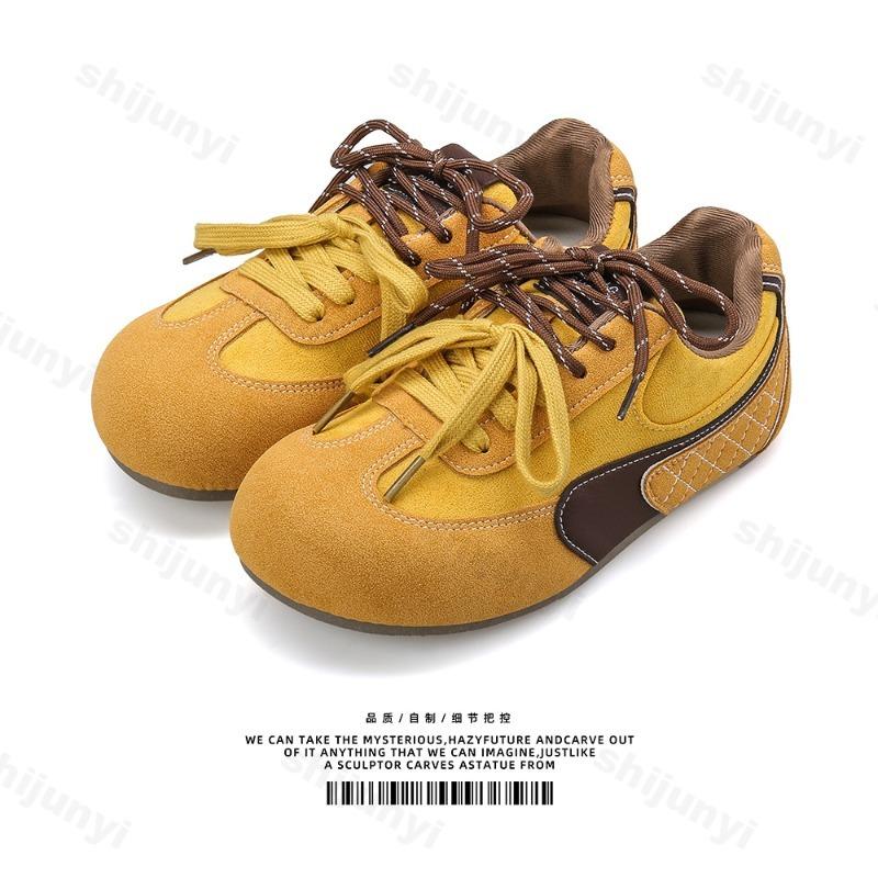 Fashion Fashion Women's Shoes 2025 Spring Platforms Sneakers Comfortable Women Vulcanize Shoes Sewing Lace Up Non Slip Casual Flats