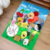 Custom personalization nanimate Insanity Print Area Rug - Soft, Washable Non-Slip Indoor Mat,Living Room,Home&Office Decorative Rug