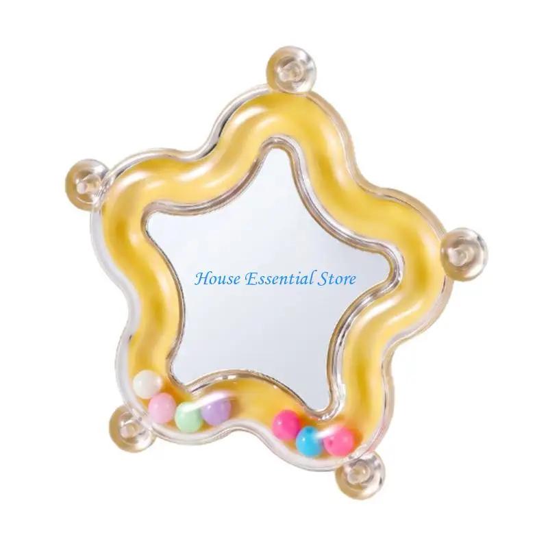 P15F Hanging Cage Toy for Pet Birds with Moving Beads Flower Toy and Body