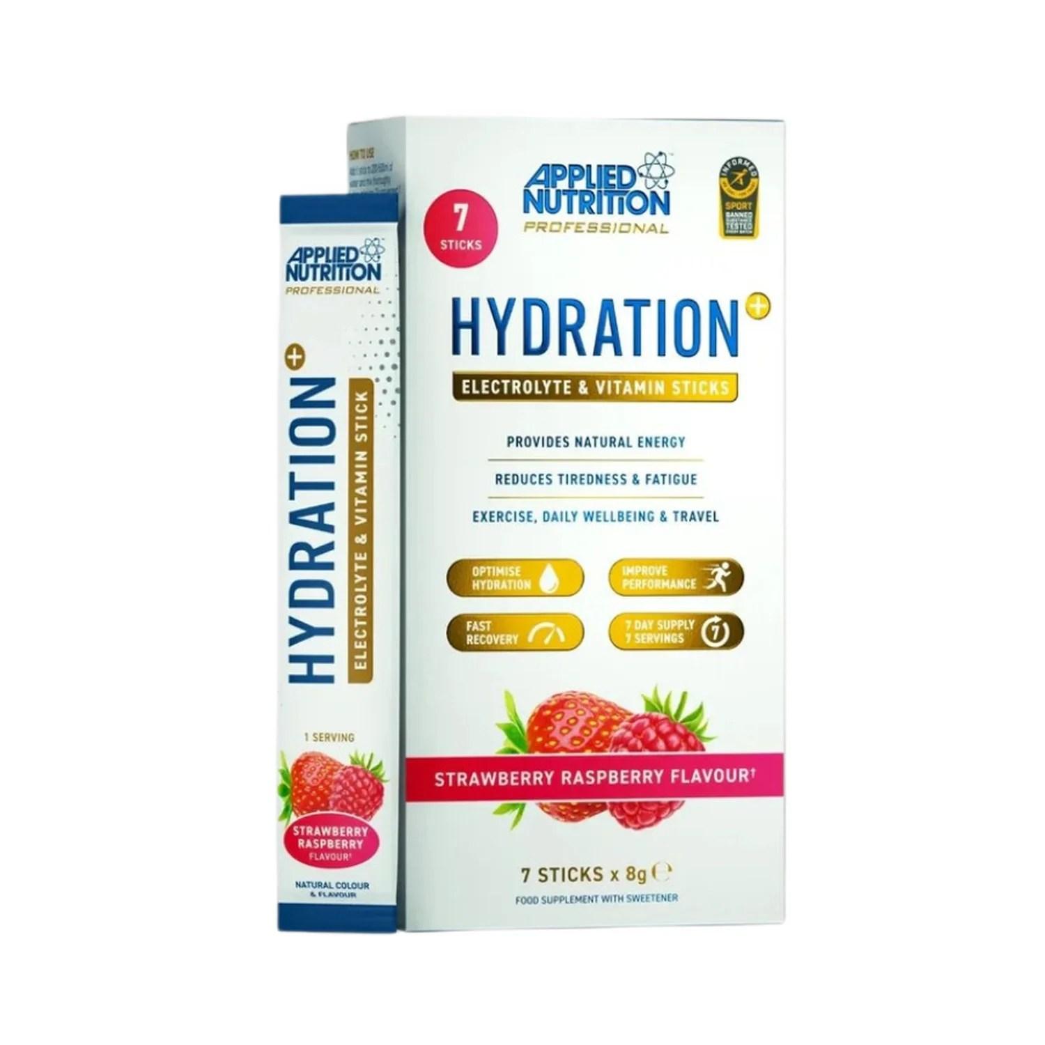 Cheap Stuff 4 All Unisex Hydration + Electrolyte & Vitamin Powder Stick Packs, Strawberry Raspberry - 7 X 8G