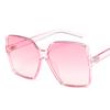 Square Retro Women Big Frame Sun Glasses Gradient Oversized Shades Sunglasses Best Fashion Sunglasses Suppliers Women Design
