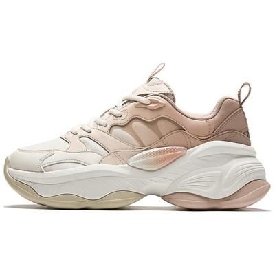 Life Series Nut 2.0 Cómodas Versátiles Antideslizantes Resistentes al Desgaste Zapatillas Bajas para Papá Zapatillas de Mujer Blanco Beige Marrón 122518891-8