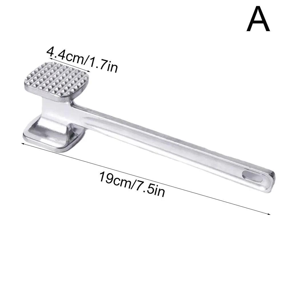 

Meat Tenderizer Hammer 19/22.5/24cm Household Aluminum Alloy Steak Metal Mallet Kitchen Tool Heavy Duty Double-Sided Ten