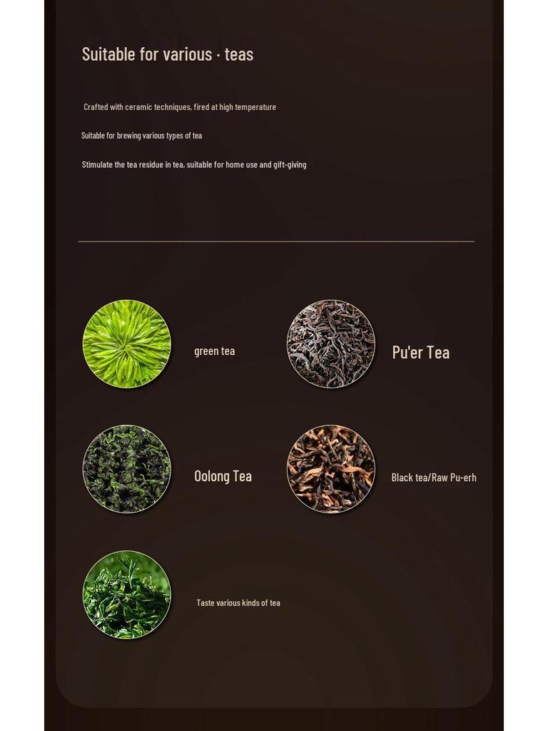 Taigu Luxury Kung Fu Tea Set with Hovering Gaiwan and Dry Brewing Tray