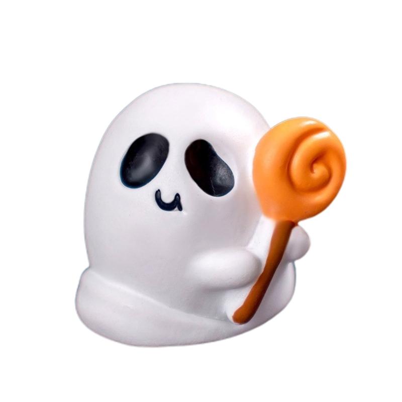 

Small Sized Pumpkin Ghostly Bat Elf Halloween Figurine Handcrafts Resins Miniature Decoration Ornament for Home Desktop