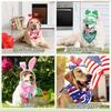 20 Pieces Dog Bandanas Holiday Pet Costume Accessories Adjustable Dog Headbands for Easter Large Pet Scarf Costume Supplies