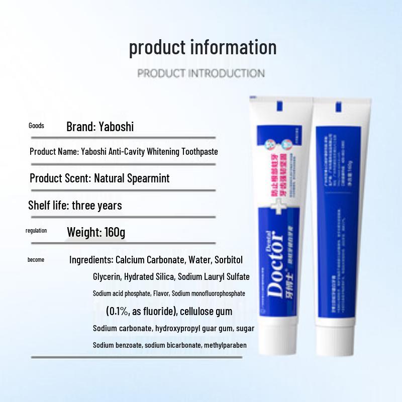 Dr. Tooth Whitening & Anti-Cavity Toothpaste