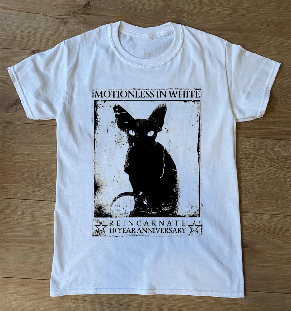 

Motionless In White Sphynx Reincarnate 10-летний юбилей 2024 Футболка Унисекс Футболка XXXXL