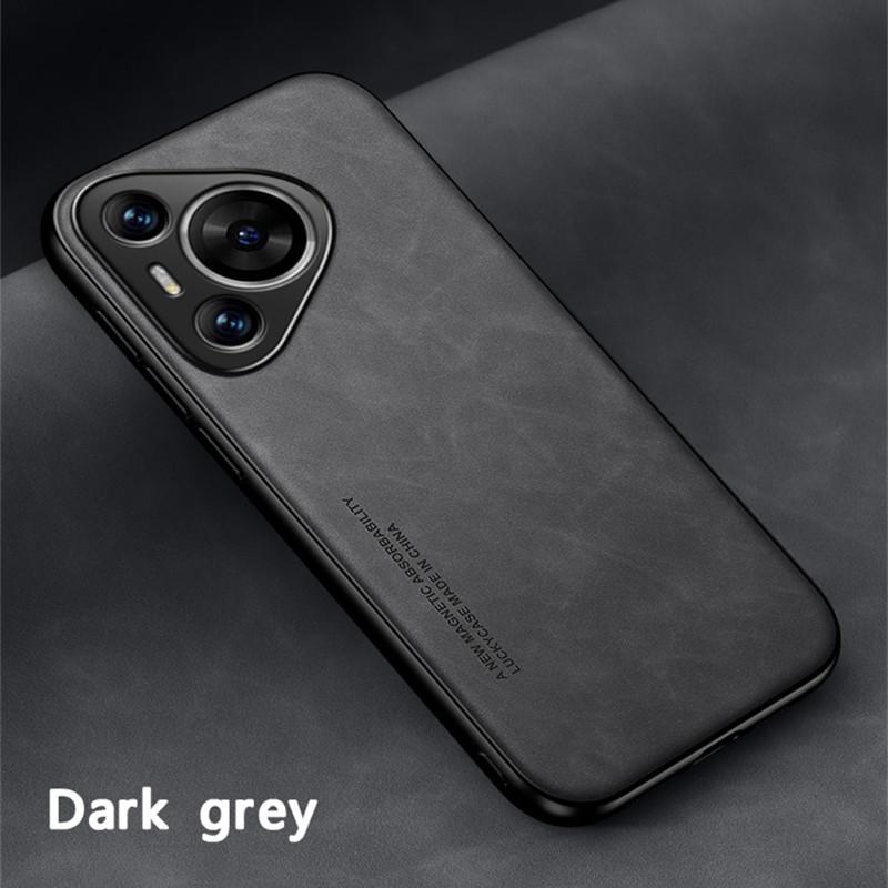 Stoßfestes Magnetisches Nubukleder-Etui für Huawei Pura 80 Pro / 80 Ultra Schutzhülle Rückschale Coque Funda