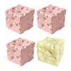 Pink Cheese Squeeze Toy Stress Relief Yellow Cheese Block Fidget Toy Relaxation
