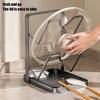 Kitchen Pot Lid Storage Rack, Multifunctional Stainless Steel Pot And Pan Organizer With Removable Drip Tray