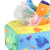 1 Sensory Game Children's Tissue Box Toy Learning Motor Skills Soft Polyester Suitable for